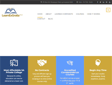 Tablet Screenshot of learnex.co.za